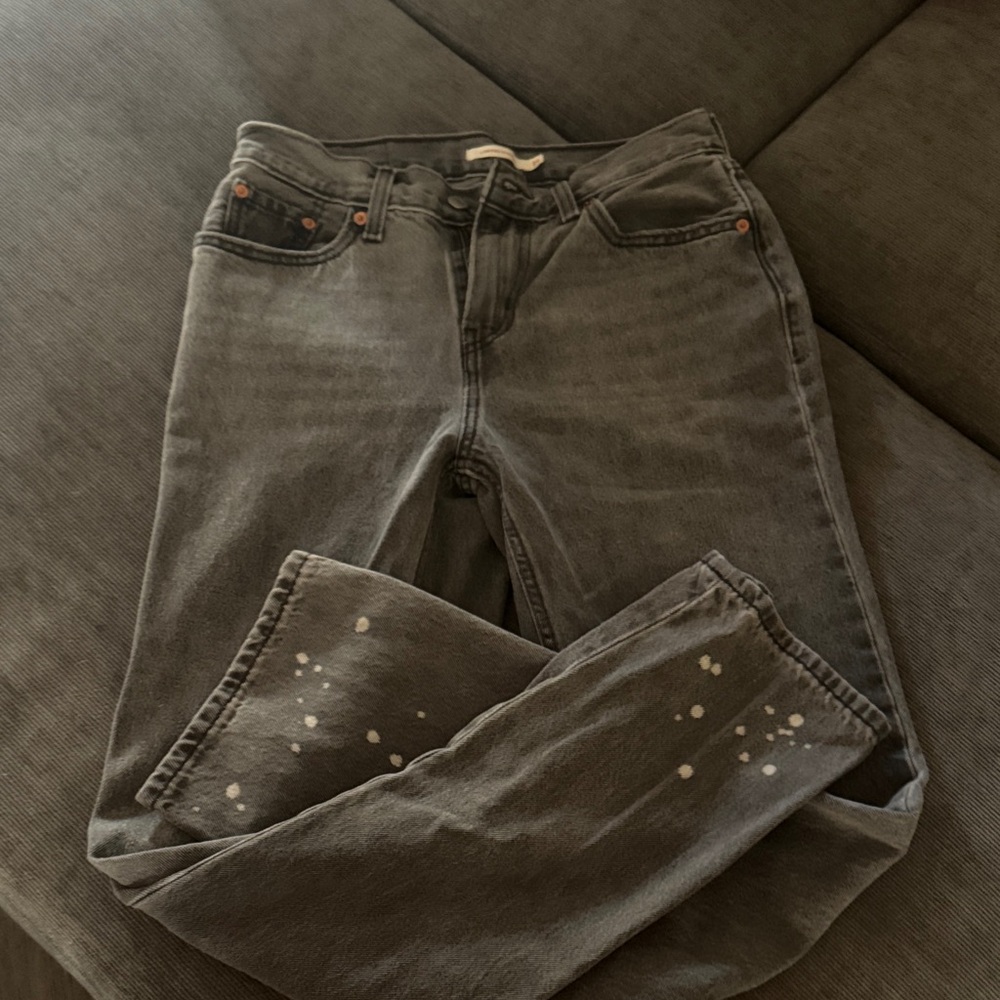 Levi's Gray Straight Leg Women's Jeans